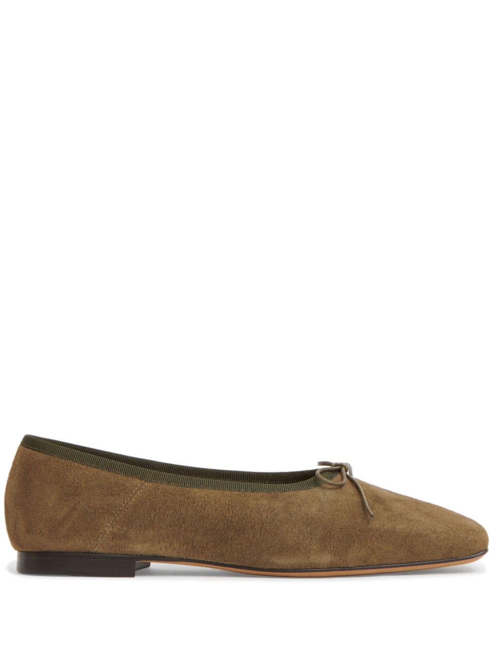 Mansur Gavriel Bianca ballerina shoes - Brown von Mansur Gavriel