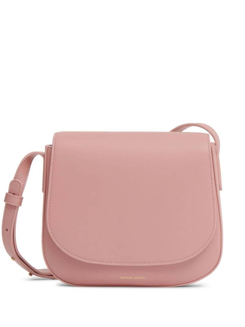 Mansur Gavriel Classic faux-leather crossbody bag - Pink von Mansur Gavriel