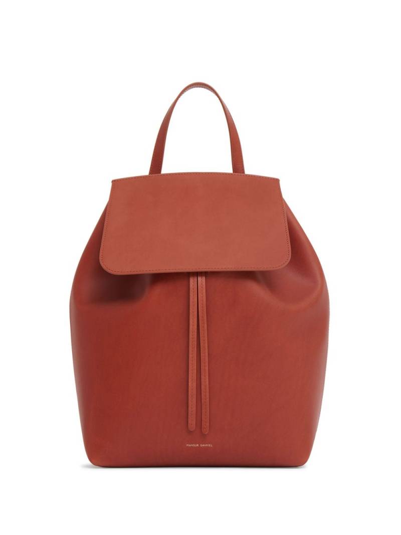 Mansur Gavriel Classic leather backpack - Orange von Mansur Gavriel