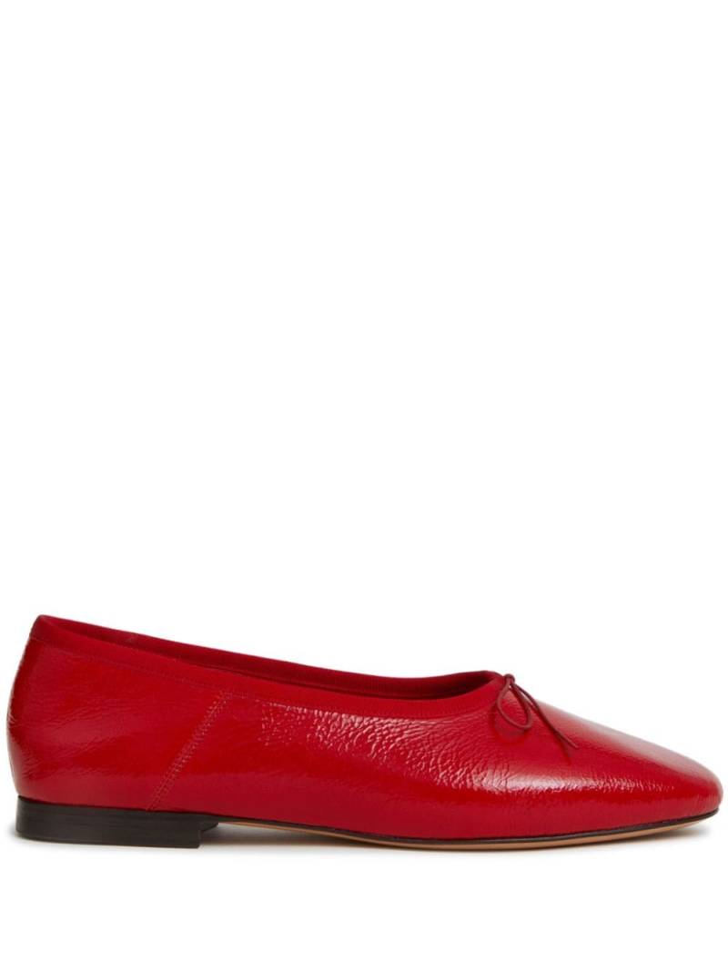 Mansur Gavriel Dream leather ballerina shoes - Red von Mansur Gavriel