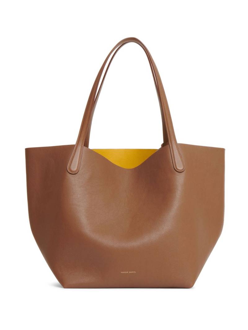 Mansur Gavriel Everyday leather tote bag - Brown von Mansur Gavriel