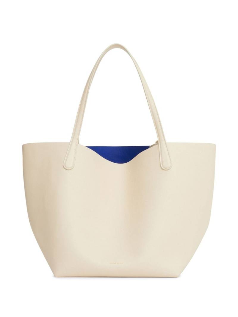 Mansur Gavriel Everyday leather tote bag - Neutrals von Mansur Gavriel