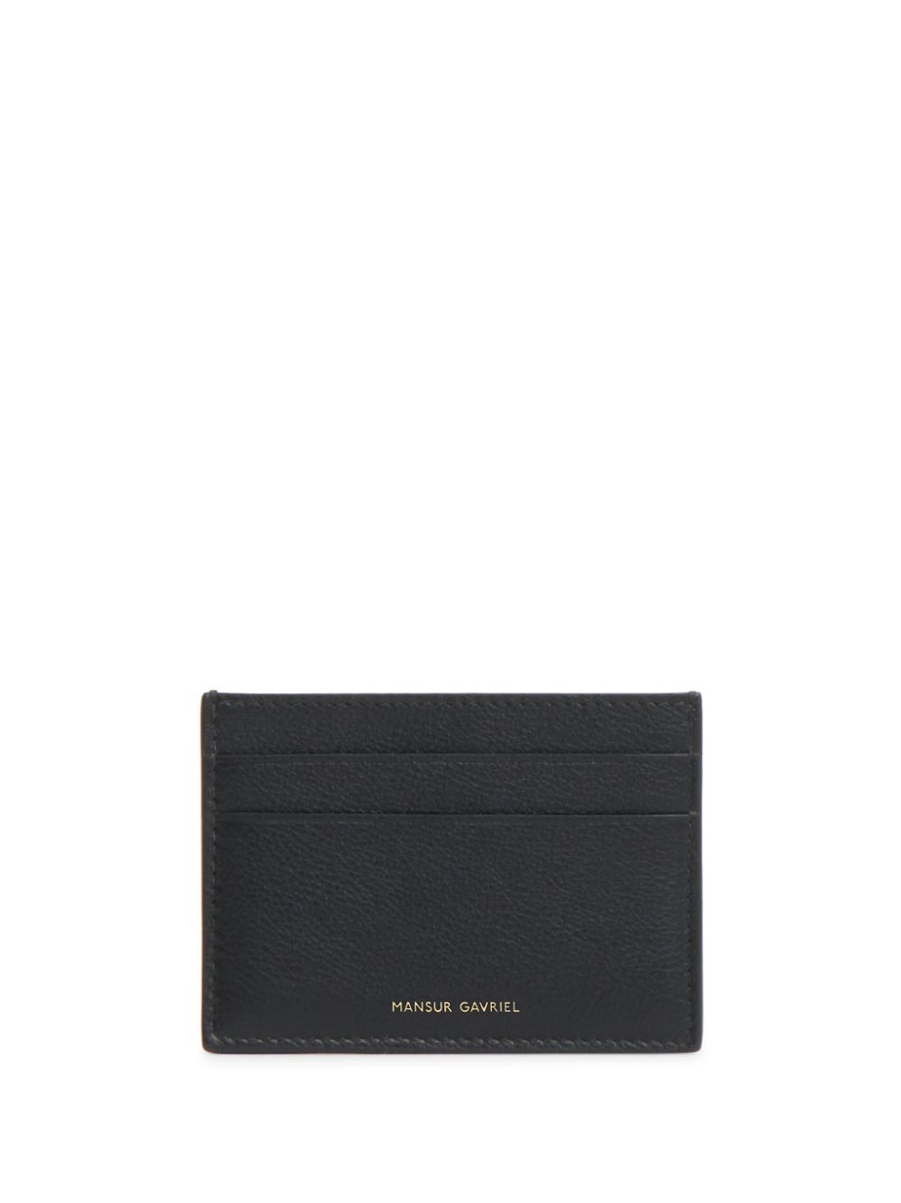 Mansur Gavriel logo-stamp pocket card holder - Black von Mansur Gavriel