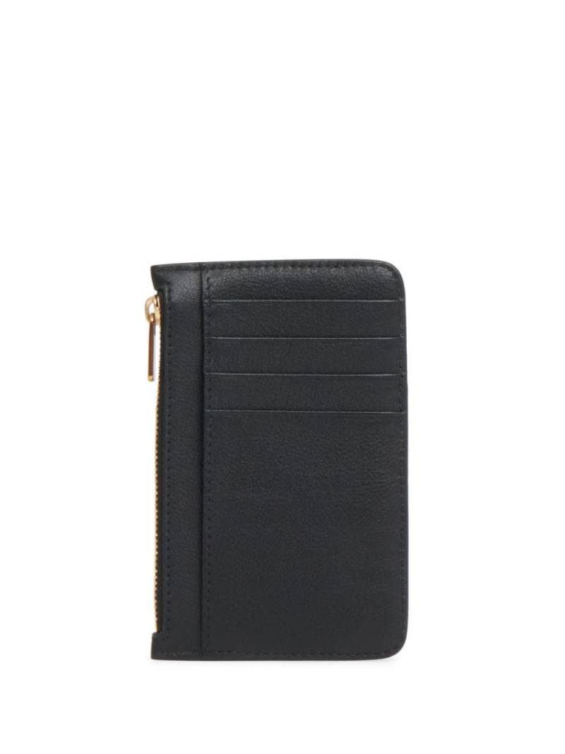 Mansur Gavriel logo-stamp zipped card holder - Black von Mansur Gavriel