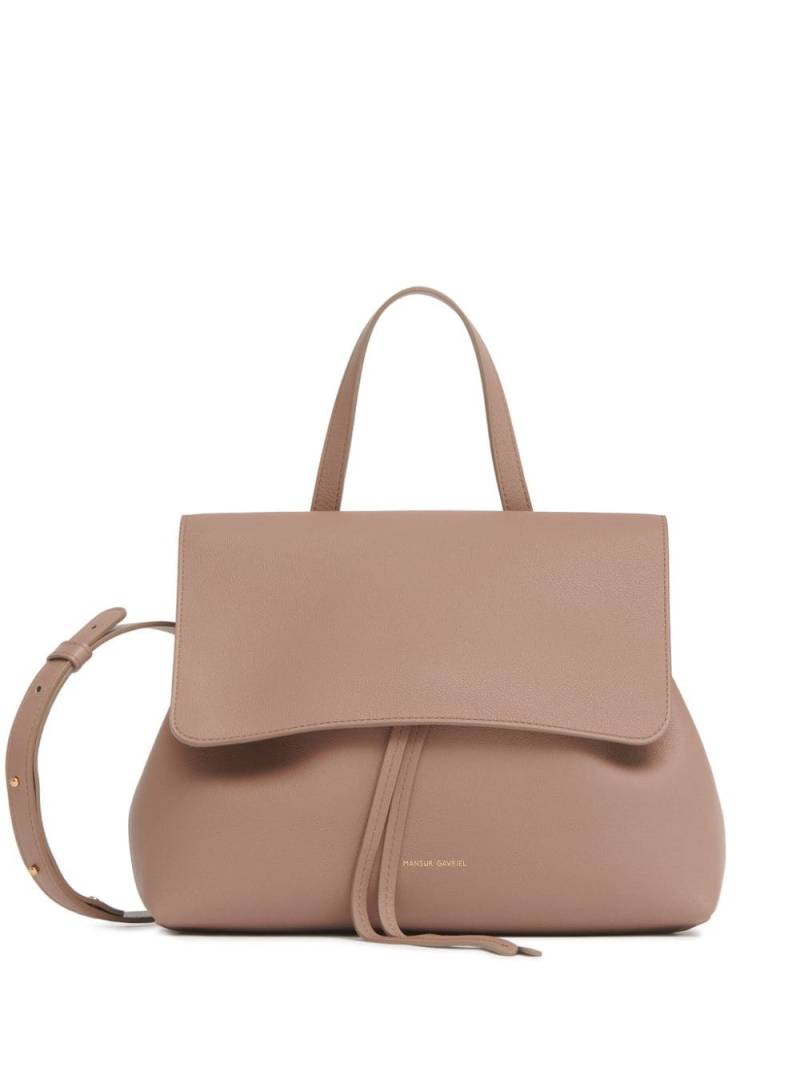 Mansur Gavriel mini Lady leather crossbody bag - Brown von Mansur Gavriel