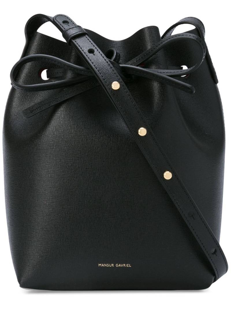 Mansur Gavriel mini bucket bag - Black von Mansur Gavriel