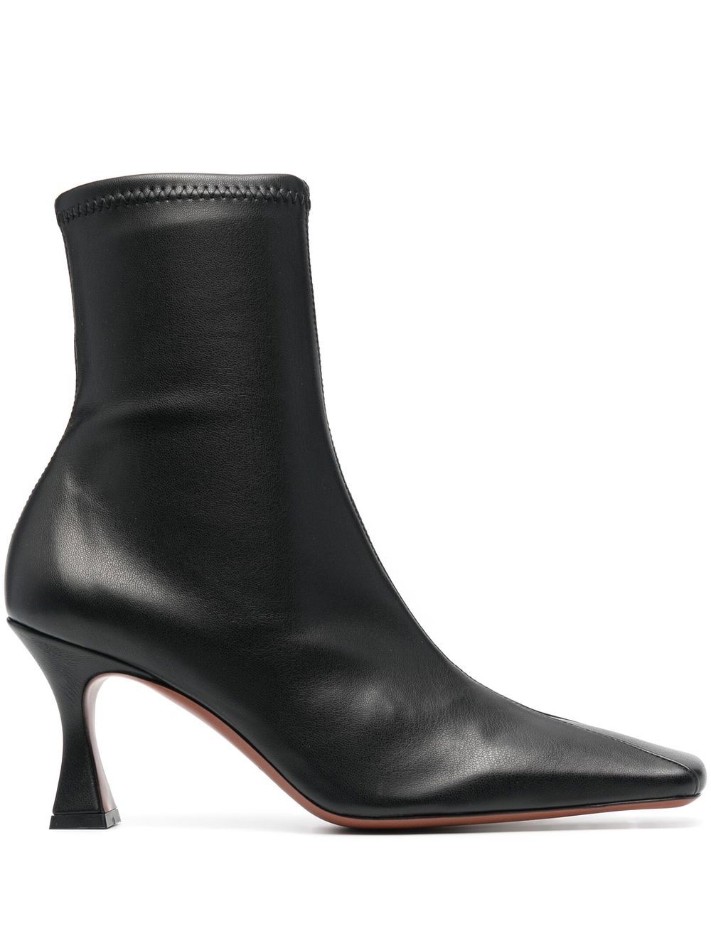 Manu Atelier 80mm leather ankle boots - Black von Manu Atelier