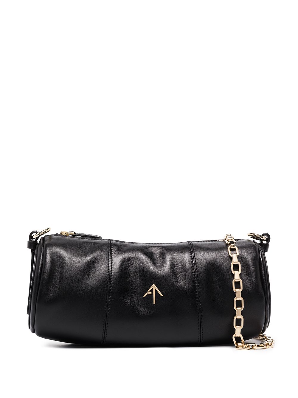 Manu Atelier Cylinder shoulder bag - Black von Manu Atelier