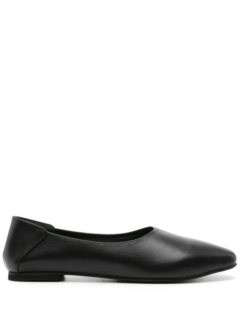 Manu Atelier Manu leather ballerina shoes - Black von Manu Atelier