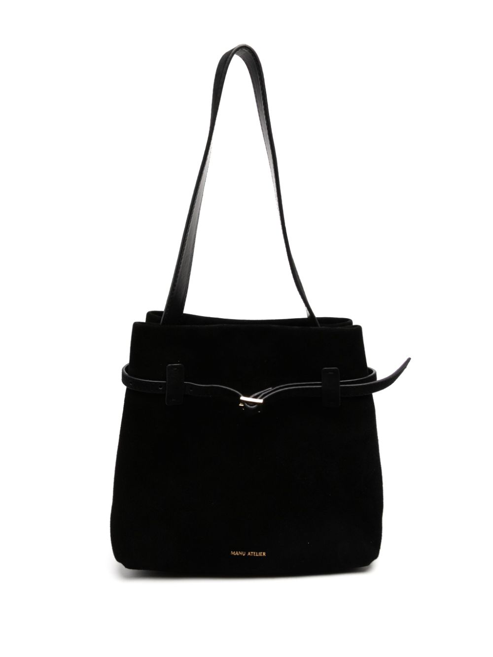 Manu Atelier Mini Tote du Jour shoulder bag - Black von Manu Atelier