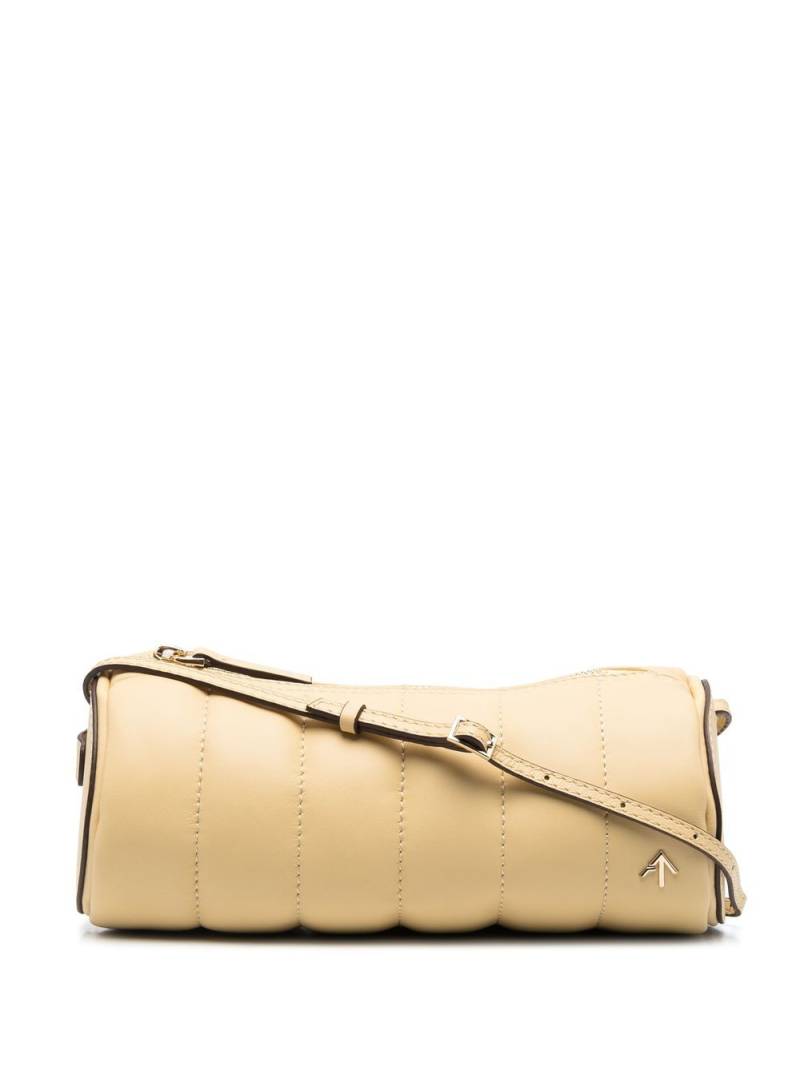 Manu Atelier Padded Cylinder shoulder bag - Neutrals von Manu Atelier