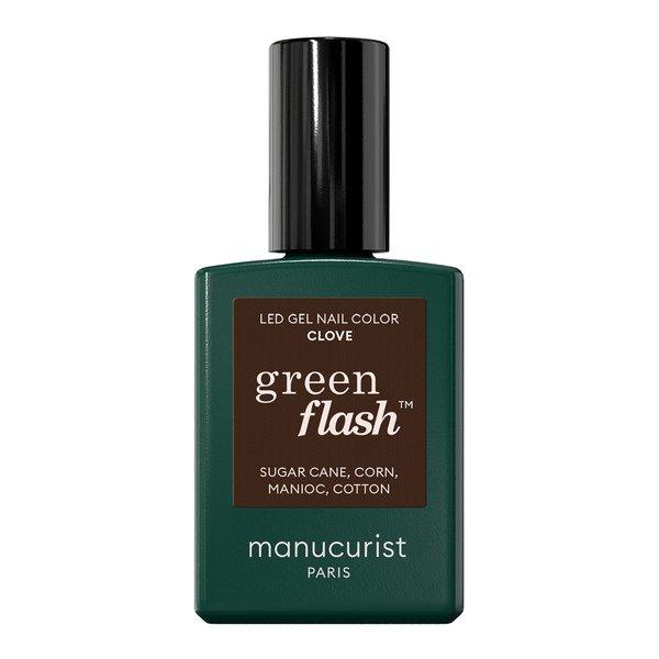 Nagellack Green Flash – Semi-permanenter Nagellack Damen Clove 15ml von Manucurist