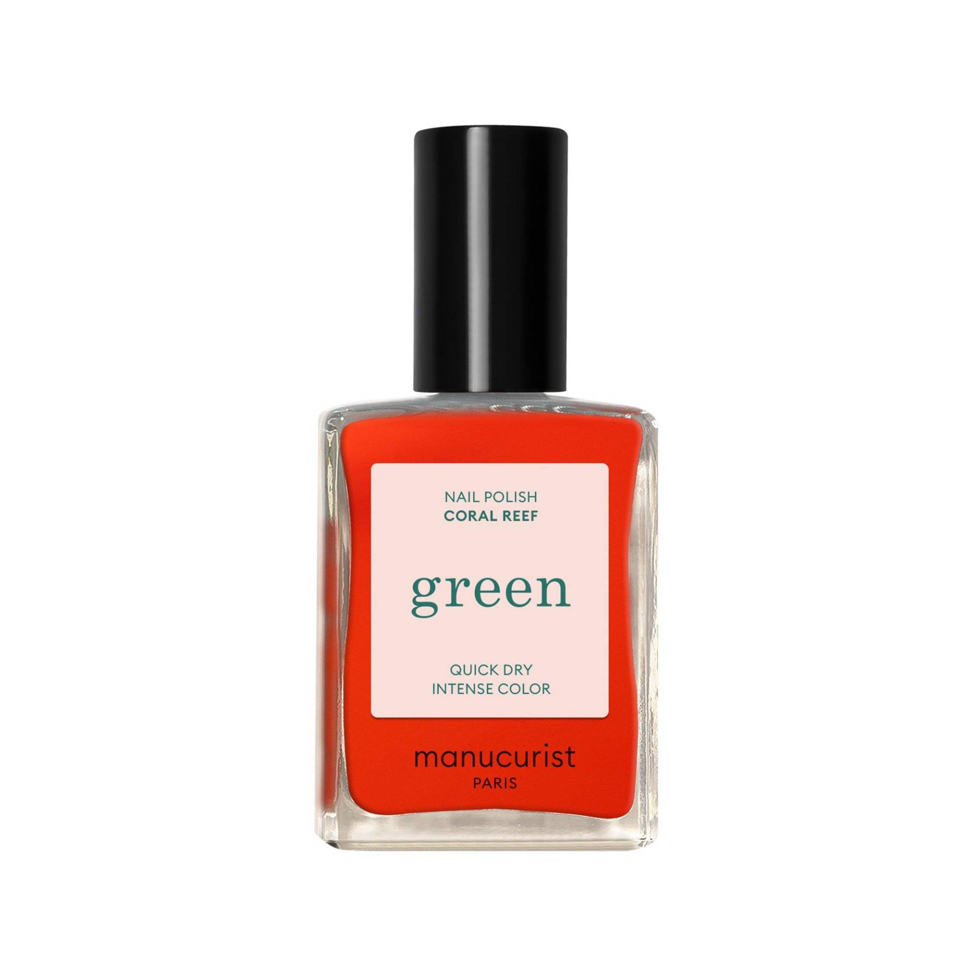 Nagellack Green Coral Reef (rouge Orangé) Damen Green Coral Reef (Rouge orangé) 15ml von Manucurist