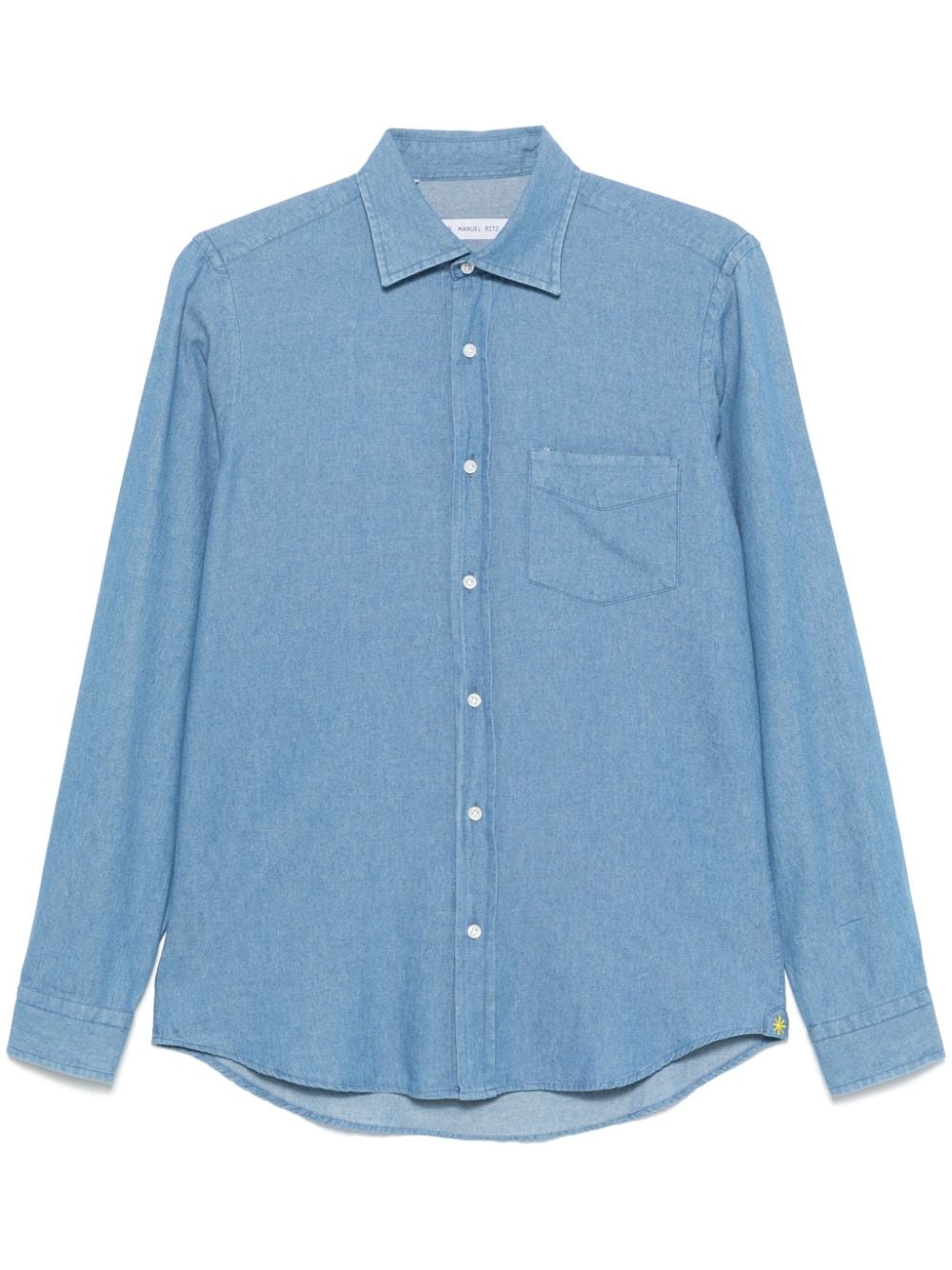 Manuel Ritz chambray shirt - Blue von Manuel Ritz