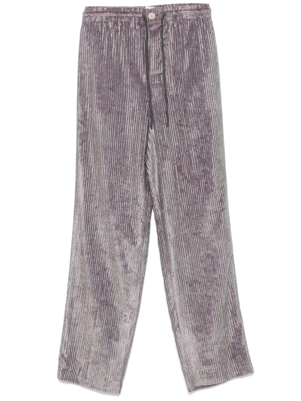 Manuel Ritz chenille trousers - Grey von Manuel Ritz