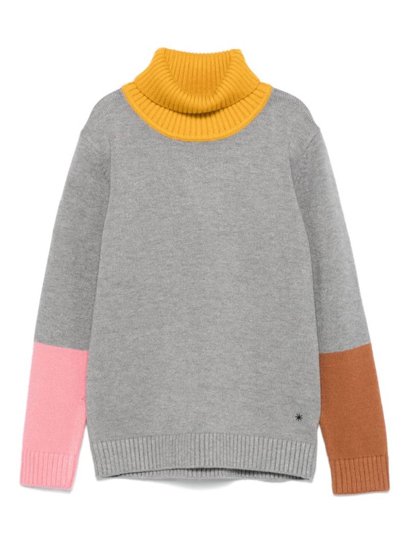 Manuel Ritz colour-block sweater - Grey von Manuel Ritz