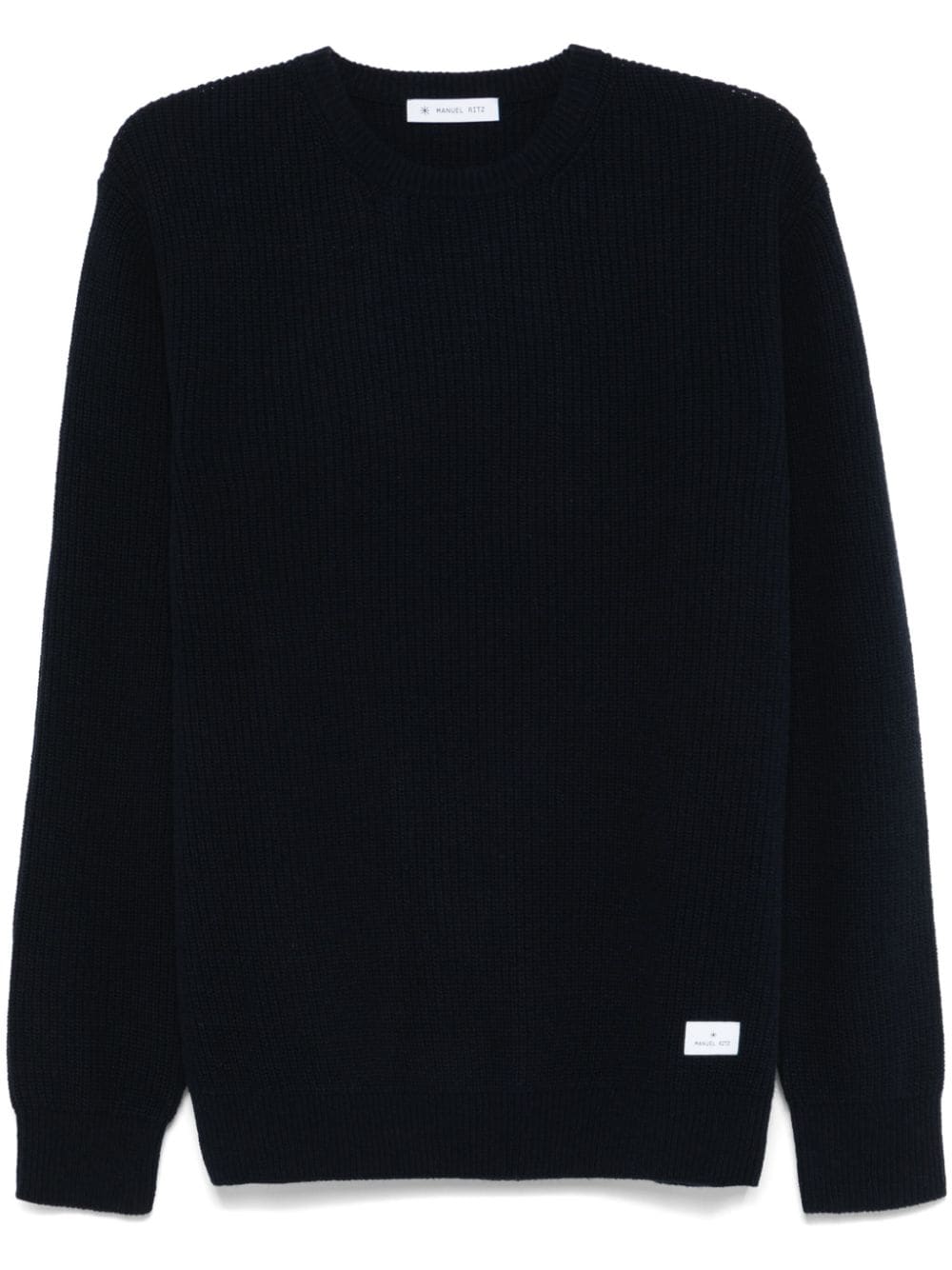 Manuel Ritz crew-neck sweater - Blue von Manuel Ritz