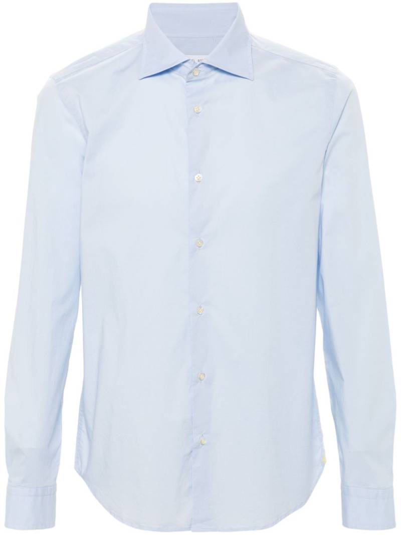 Manuel Ritz cutaway-collar poplin shirt - Blue von Manuel Ritz