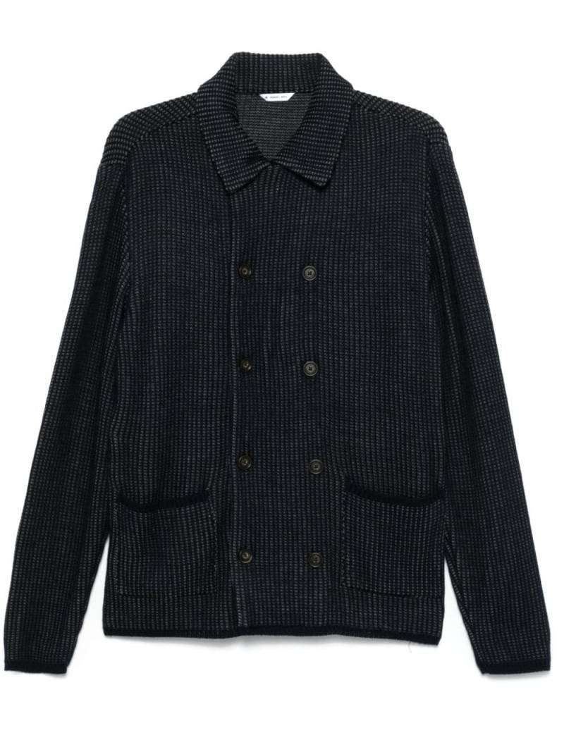 Manuel Ritz double-breasted cardigan - Grey von Manuel Ritz