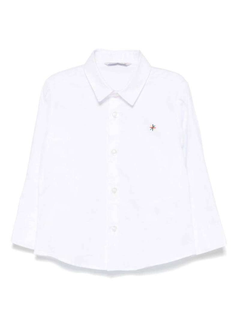 Manuel Ritz embroidered-logo shirt - White von Manuel Ritz