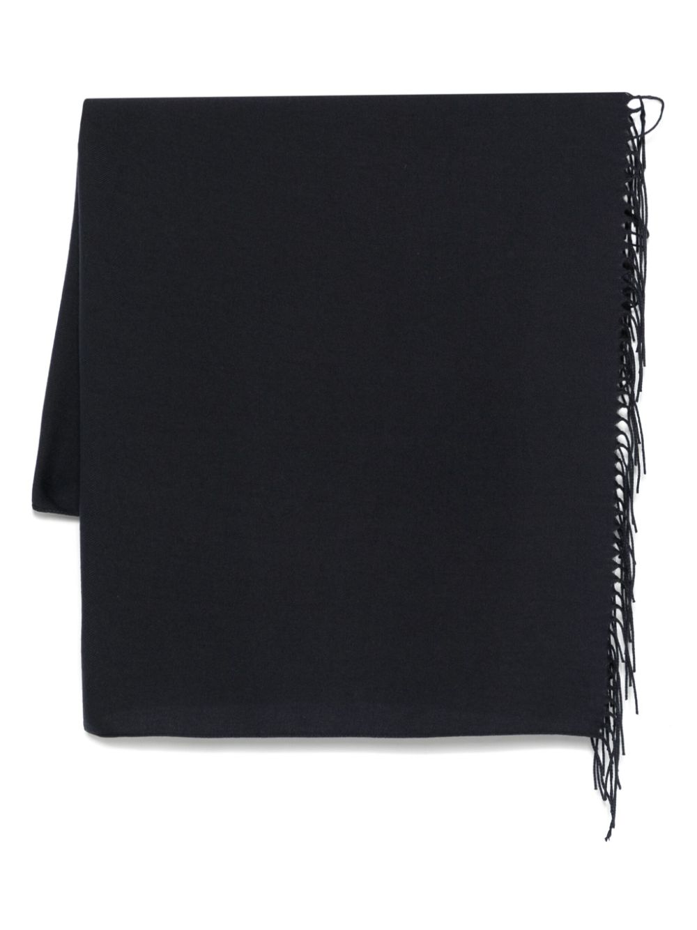 Manuel Ritz fringed scarf - Blue von Manuel Ritz