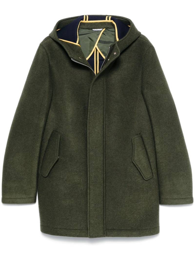 Manuel Ritz hooded coat - Green von Manuel Ritz