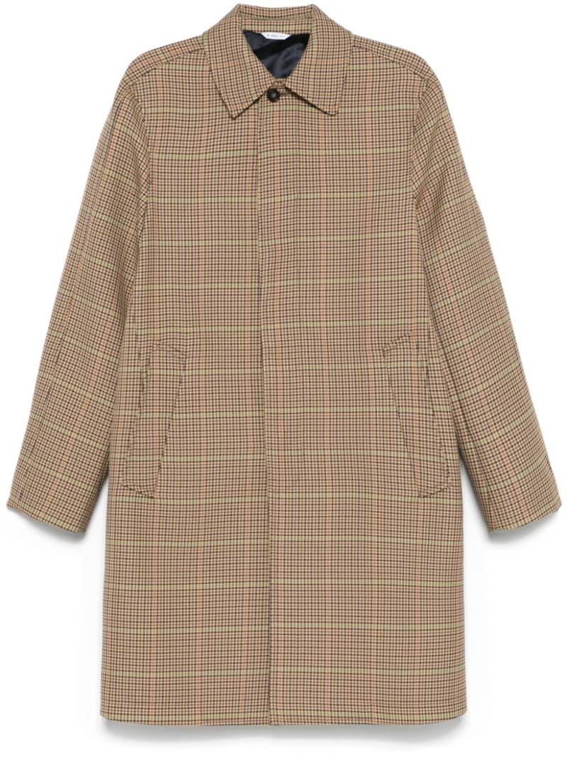 Manuel Ritz houndstooth coat - Brown von Manuel Ritz