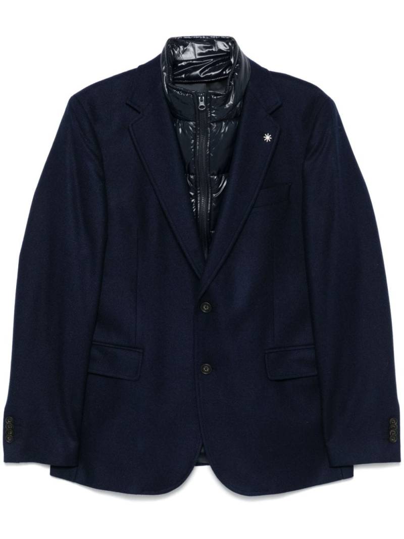 Manuel Ritz layered blazer - Blue von Manuel Ritz