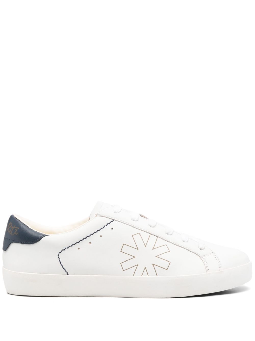 Manuel Ritz leather sneakers - White von Manuel Ritz