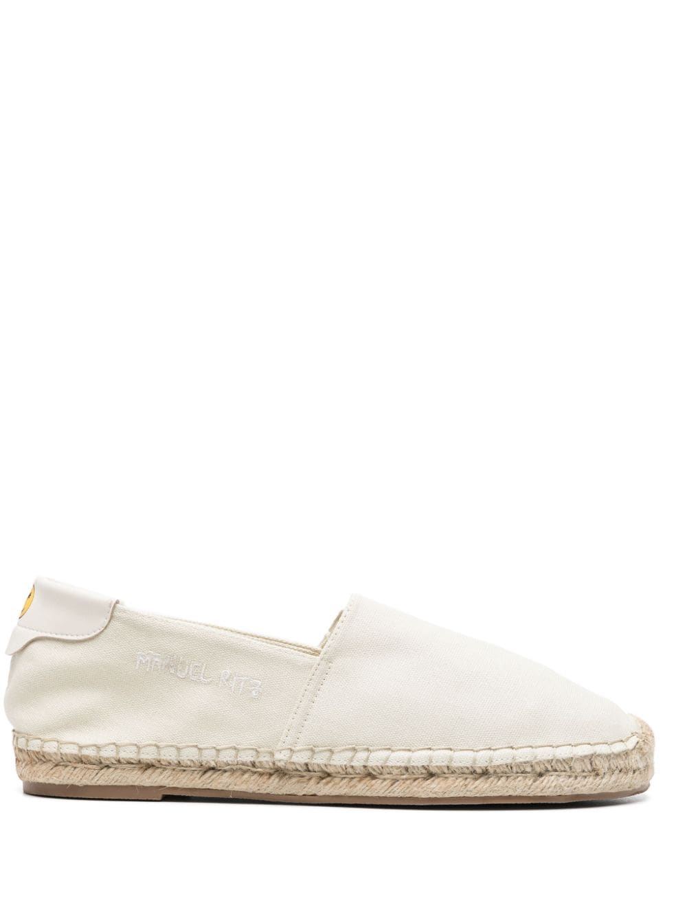 Manuel Ritz logo-embroidered canvas espadrilles - Neutrals von Manuel Ritz