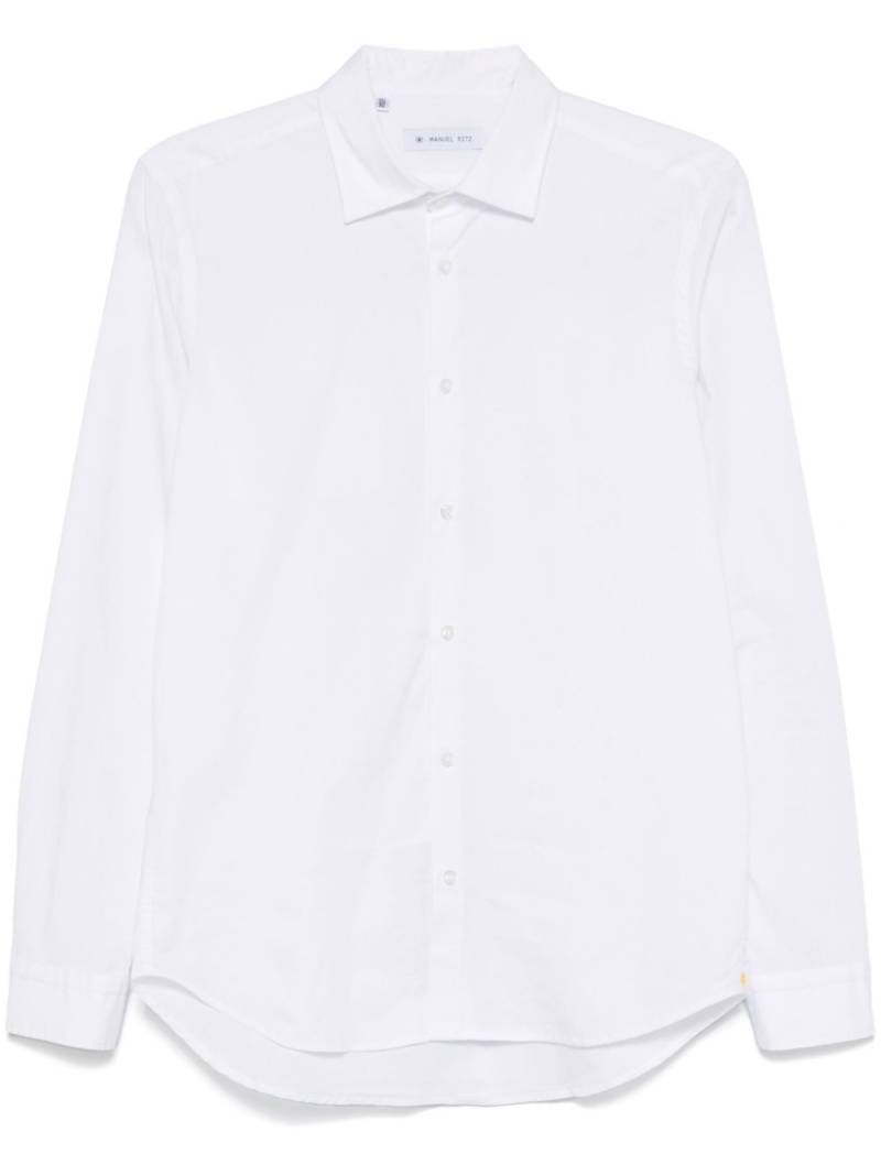 Manuel Ritz logo-embroidered shirt - White von Manuel Ritz