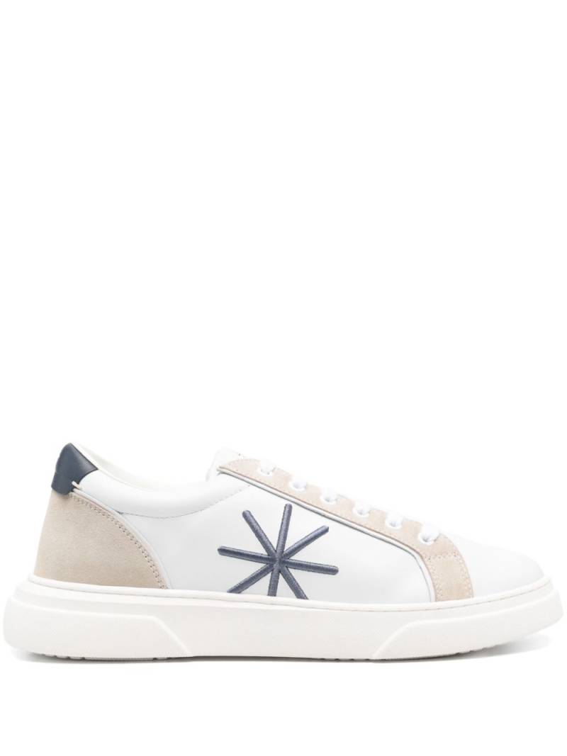 Manuel Ritz logo-embroidered sneakers - White von Manuel Ritz