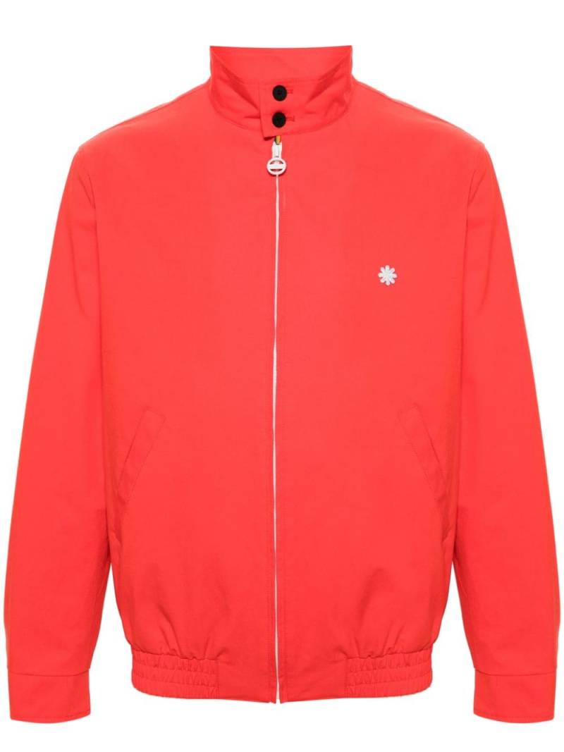 Manuel Ritz logo-patch zip-up jacket - Red von Manuel Ritz