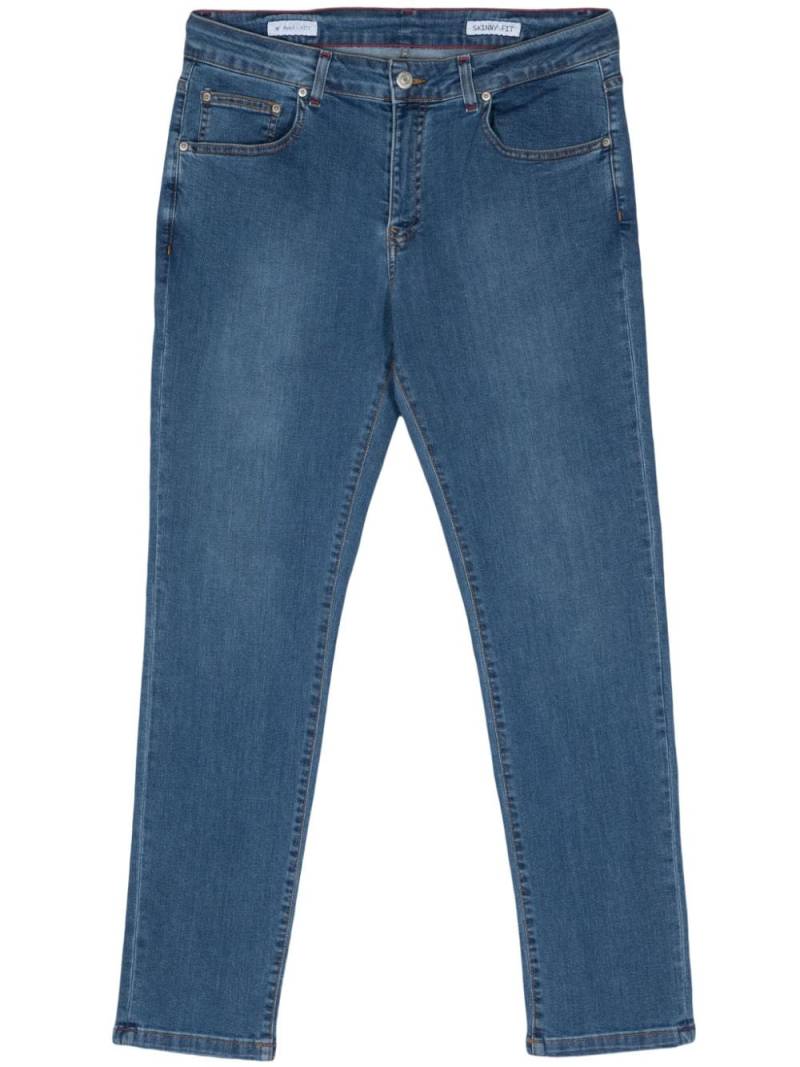 Manuel Ritz mid-rise slim-fit jeans - Blue von Manuel Ritz