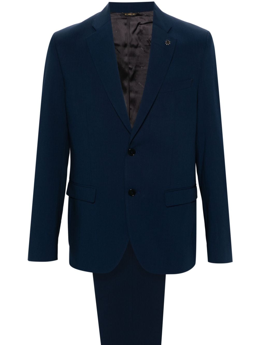 Manuel Ritz notch-lapels single-breasted suit - Blue von Manuel Ritz