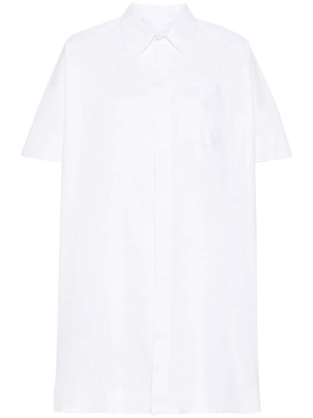 Manuel Ritz poplin cotton dress - White von Manuel Ritz