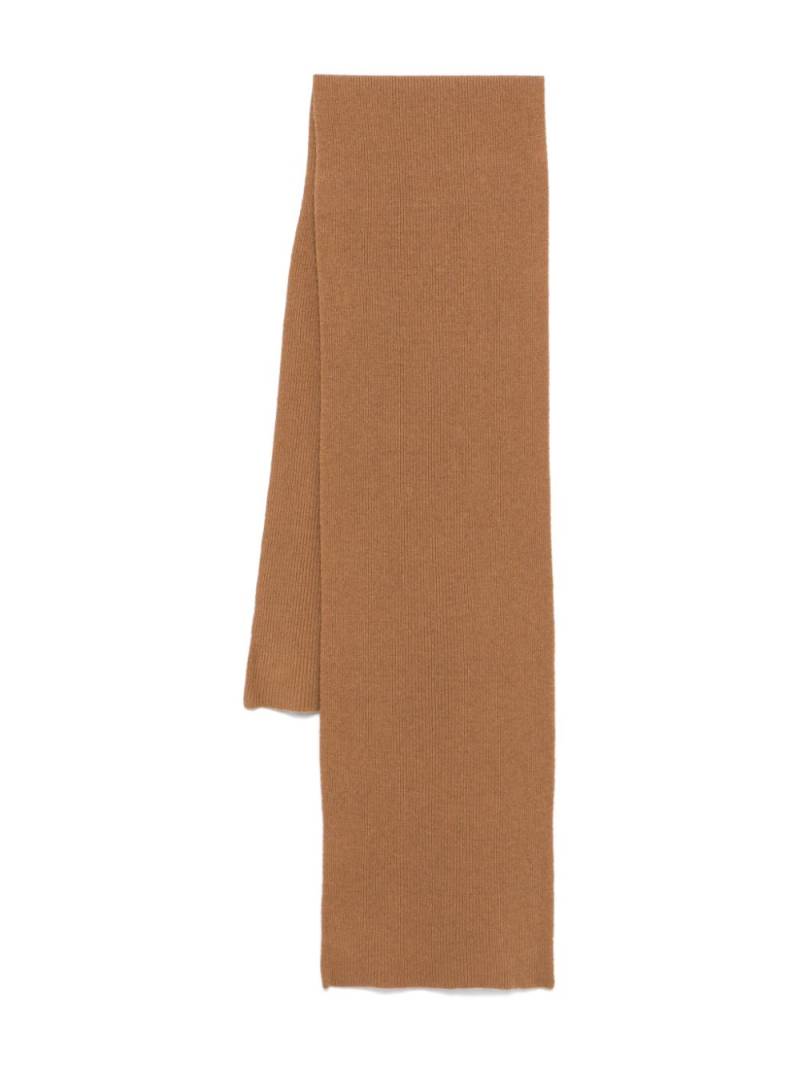 Manuel Ritz ribbed scarf - Brown von Manuel Ritz