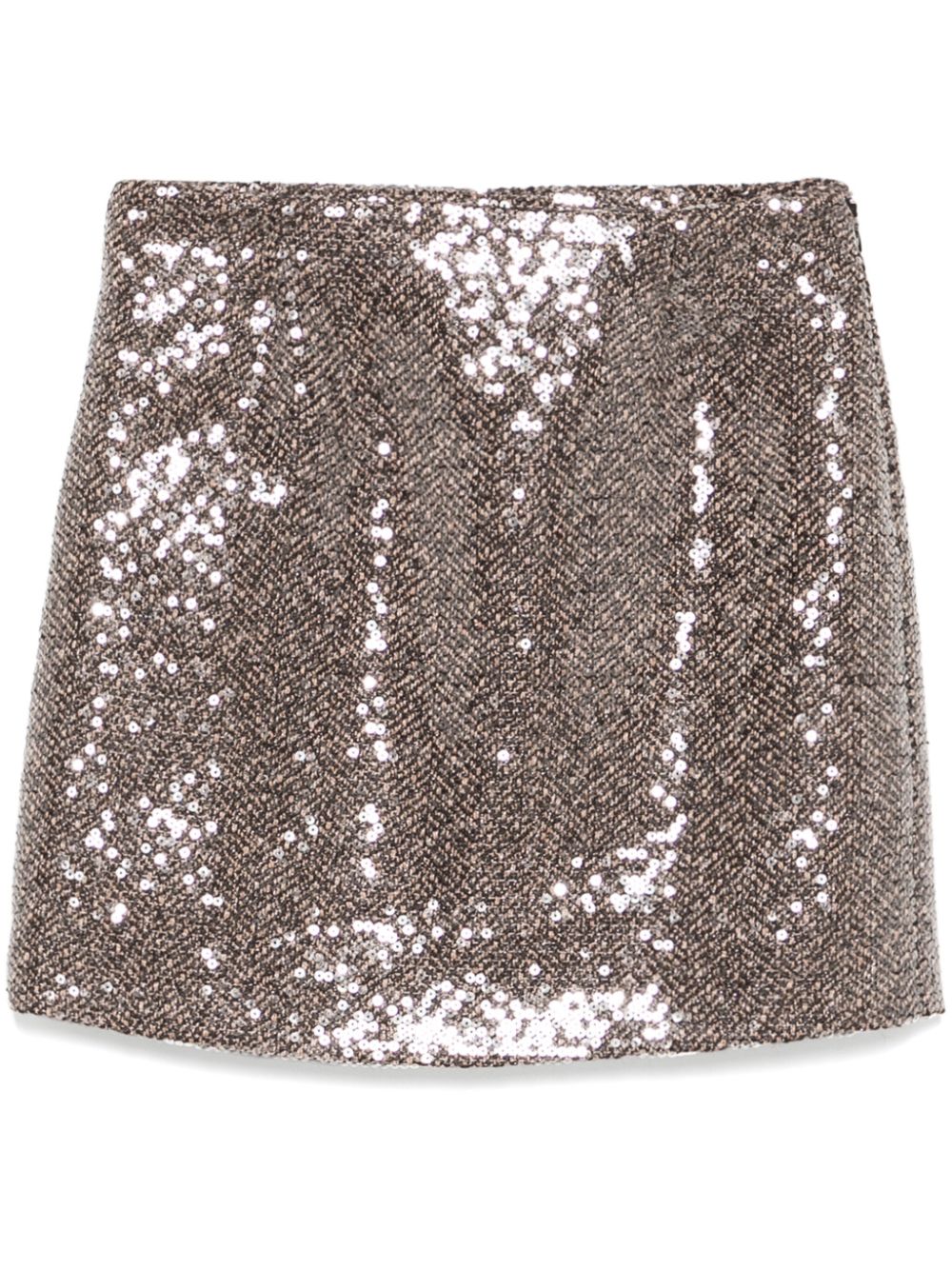 Manuel Ritz sequinned midi skirt - Brown von Manuel Ritz