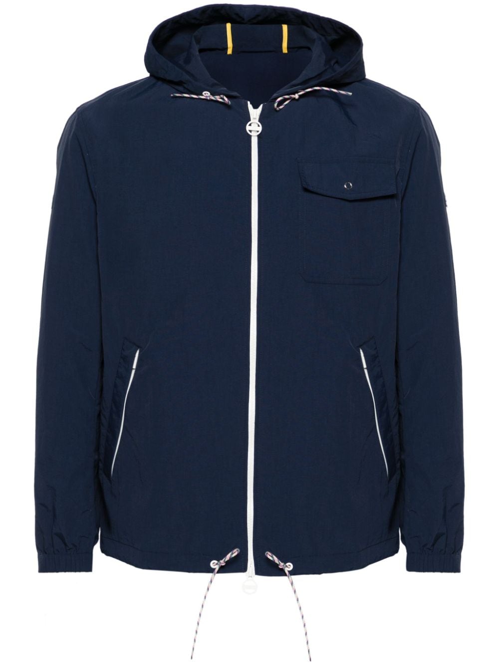 Manuel Ritz shell hooded zip-up jacket - Blue von Manuel Ritz