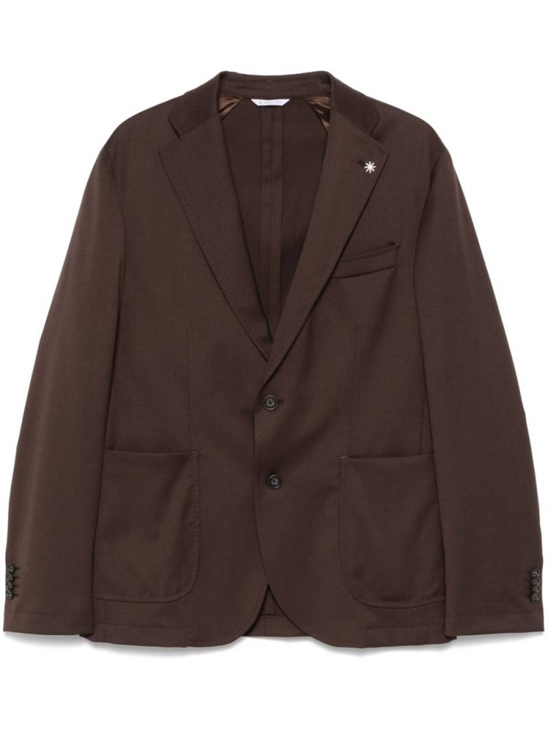 Manuel Ritz single-breasted blazer - Brown von Manuel Ritz