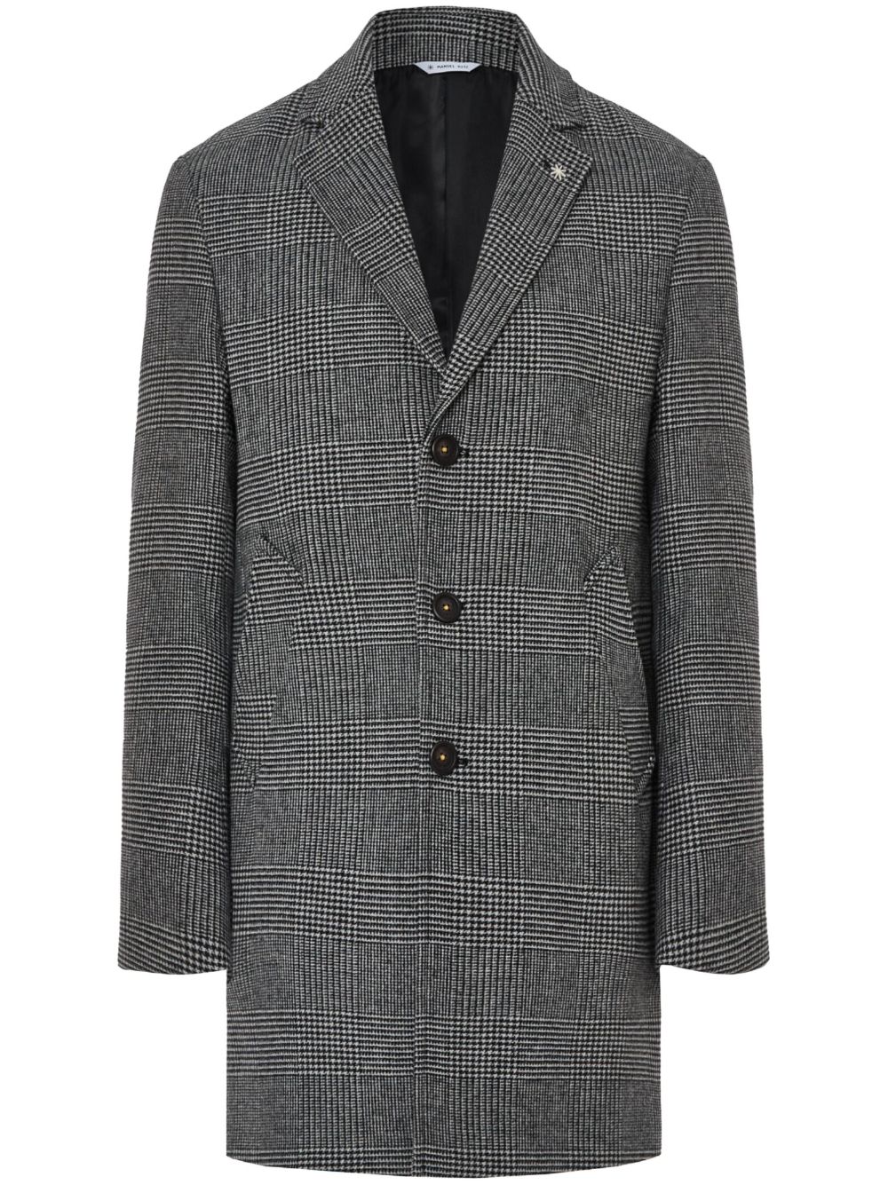 Manuel Ritz single-breasted coat - Grey von Manuel Ritz