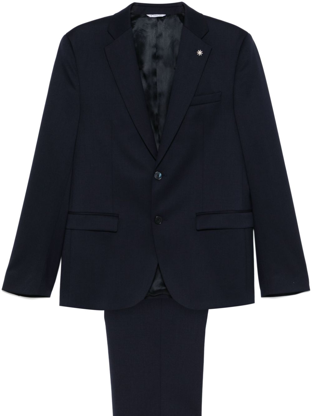 Manuel Ritz single-breasted suit - Blue von Manuel Ritz