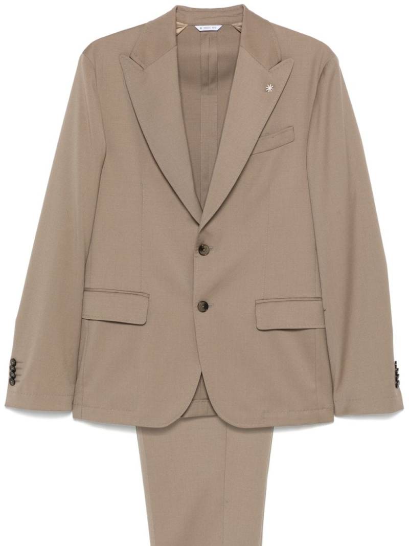 Manuel Ritz single-breasted suit - Neutrals von Manuel Ritz