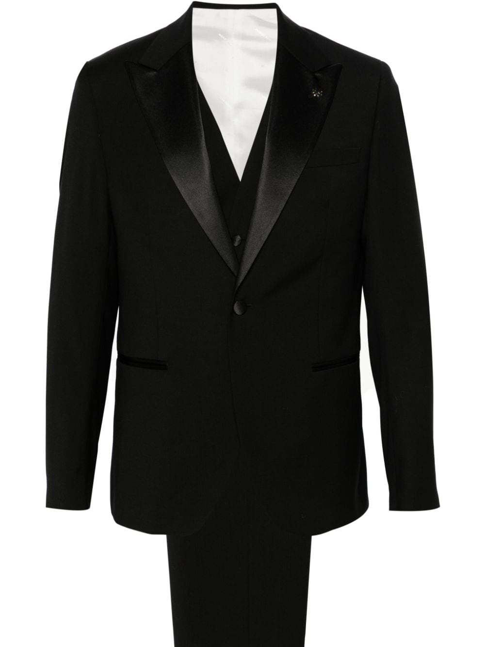 Manuel Ritz single-breasted three-piece suit - Black von Manuel Ritz