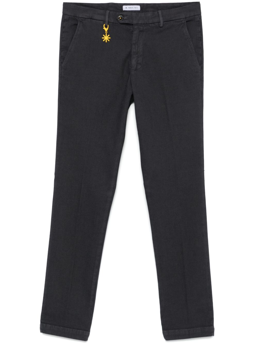 Manuel Ritz slim-cut chino trousers - Grey von Manuel Ritz