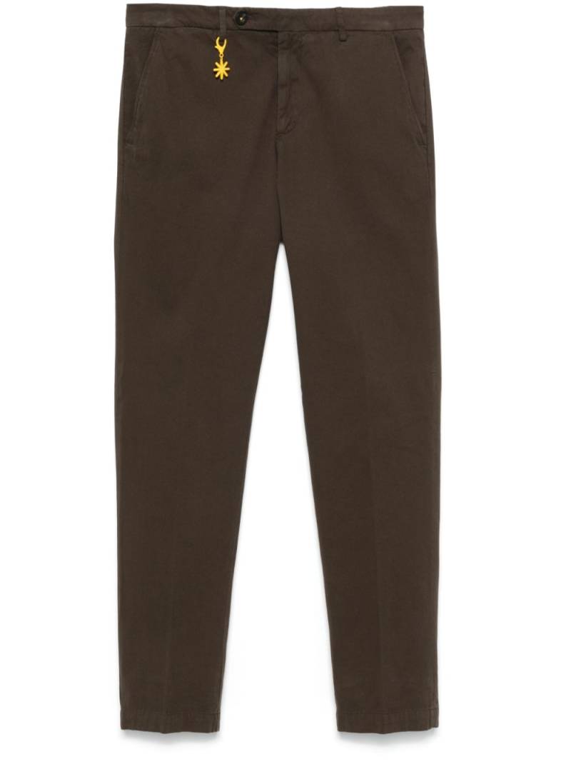 Manuel Ritz slim-cut chinos - Brown von Manuel Ritz