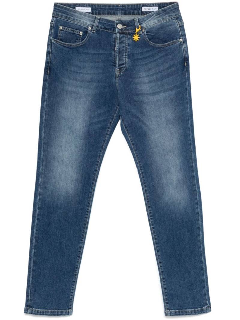 Manuel Ritz slim-cut jeans - Blue von Manuel Ritz