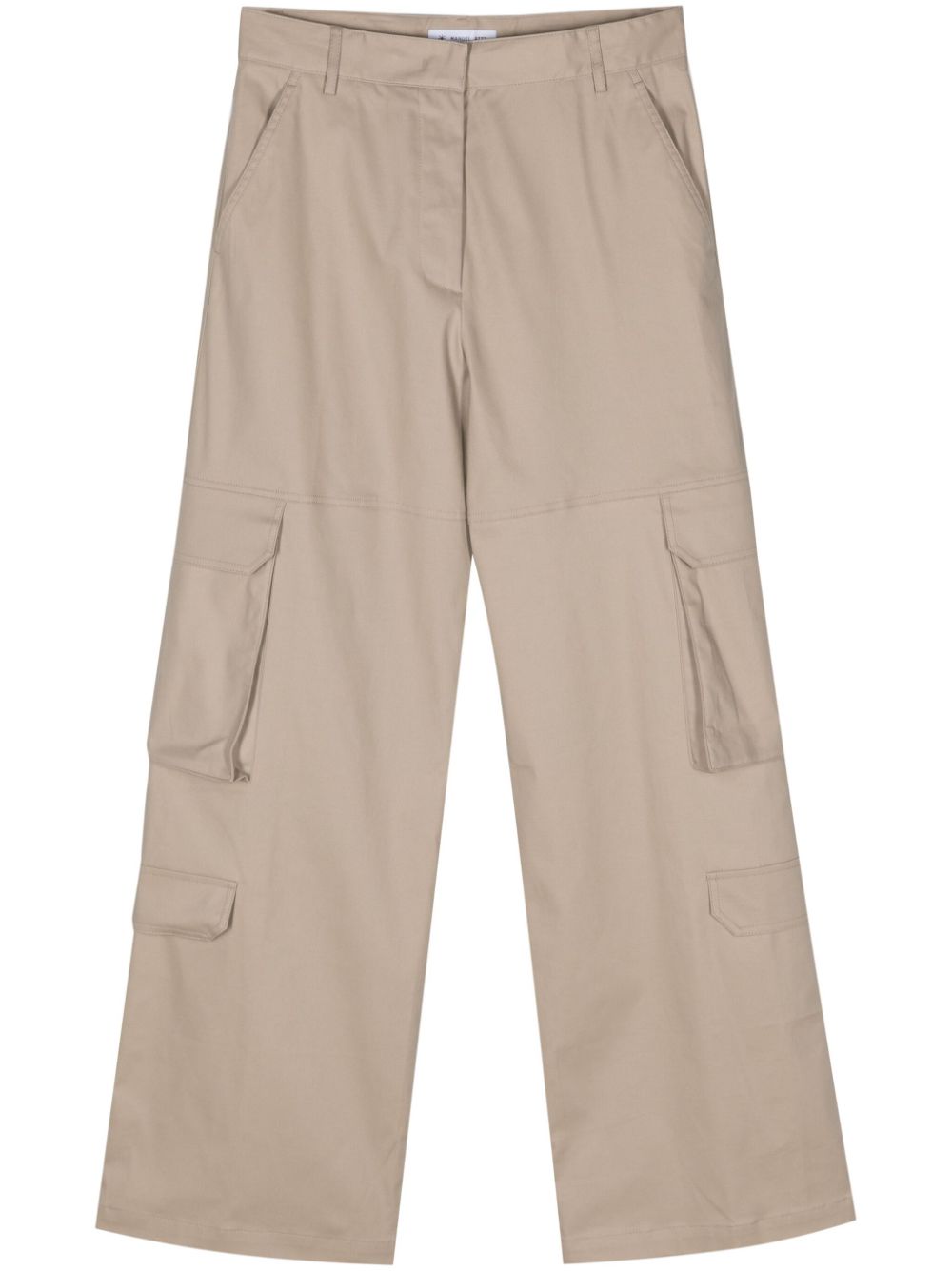 Manuel Ritz straight cargo trousers - Neutrals von Manuel Ritz