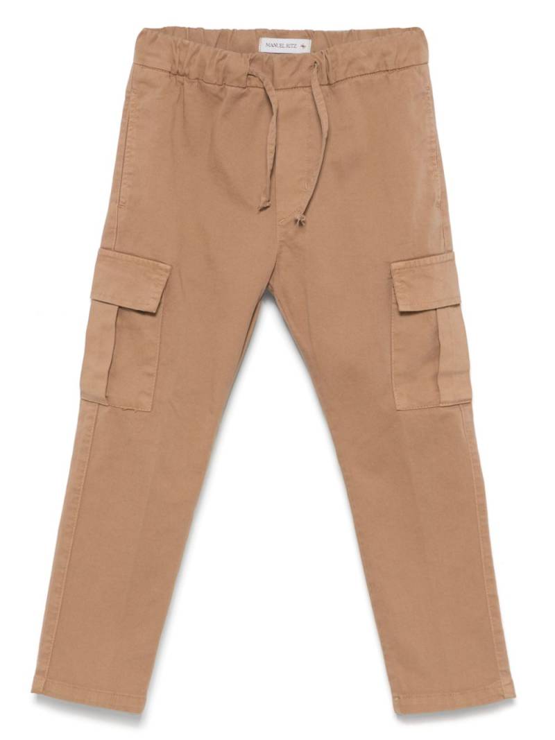 Manuel Ritz straight-leg cargo trousers - Brown von Manuel Ritz