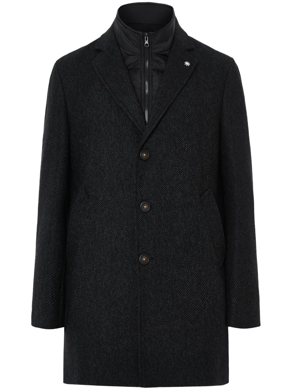 Manuel Ritz twill coat - Black von Manuel Ritz